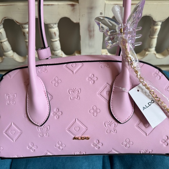 NWT Adorable Lilac Barrel Tote By Aldo - Picture 3 of 6